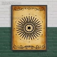 thumbnail image 1 of Ojo de Horus, pentagrama, diosa espiral, pintura en lienzo, Wicca, Rueda del Año, arte de pared, encanto de bruja, Póster Artístico impreso, decoración del hogar, 1 of 4