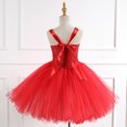 thumbnail image 5 of Gaexia Girls Christmas Dress Funny Holiday Outfits,Child Girls Tulle Pageant Dress Christmas Party Gown Dresses Hairband Set,Red,10-12 Years, 5 of 8