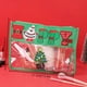 thumbnail image 3 of Juego de neceseres navideños transparentes - Organizador de artículos de tocador de viaje con bordado festivo de Papá Noel y árbol Un neceser de maquillaje, 3 of 5