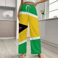 thumbnail image 2 of Guyana Flag Women's Pajamas Pajama Pants Women's Sleepwear Lounge Sleep Bottoms Stretch with Pockets, 2 of 7
