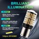 thumbnail image 3 of 1PCS 1156 BA15S P21W BAU15S PY21W led T20 7440 W21W P21/5W 1157 BAY15D Bombillas 144smd CanBus Lámpara Para Luz De Señal De Giro 12V, 3 of 3