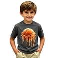 thumbnail image 3 of Vêtements Garçon T-Shirts Graphiques à Col Rond Hauts d'Été pour Garçons Tenues pour Filles 6-7 Ans, 3 of 3