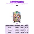thumbnail image 5 of Peace Love Pride Scottish Fold with Rainbow Sunglasses LGBT LGBTQ+ Travel Luggage Cover Cat Lover Kitten Owner Gifts Suitcase Dust Protective Decor - 01004, 5 of 5