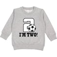 thumbnail image 2 of Inktastic 2nd Birthday Soccer Toddler Sweatshirt, 2 of 4