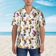 thumbnail image 2 of Haiem Tulips Flowers Printed Hawaiian Shirt for Men - Men’s Casual Beach Summer Shirts - Stretch Fabric with Modern Fit-XX-Large, 2 of 7