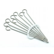 Fox Run Set Of 8 Stainless Steel Poultry Turkey Chicken Lacers With String 5770