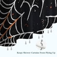 thumbnail image 6 of Halloween Spider Webs with Orange Spiders Shower Curtain 84"x72" ,Bathroom Decorative Shower Curtains Set with 12 Hooks,Modern Waterproof Washable Shower Curtain, 6 of 6