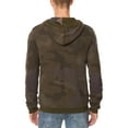 thumbnail image 2 of Buffalo David Bitton Mens Camo Hoodie Sweatshirt, Green, Big & Tall, Large, 2 of 2