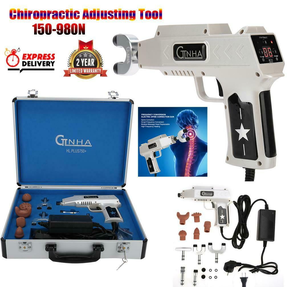 10 Heads Electric Chiropractic Adjustment Tool, Spine Impulse Adjuster