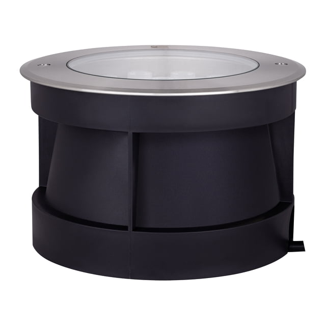 Luminaria LED Empotrable en Piso, 15 Watts, 3000K Acero Inoxidable IP67 Spiral Estévez 19297