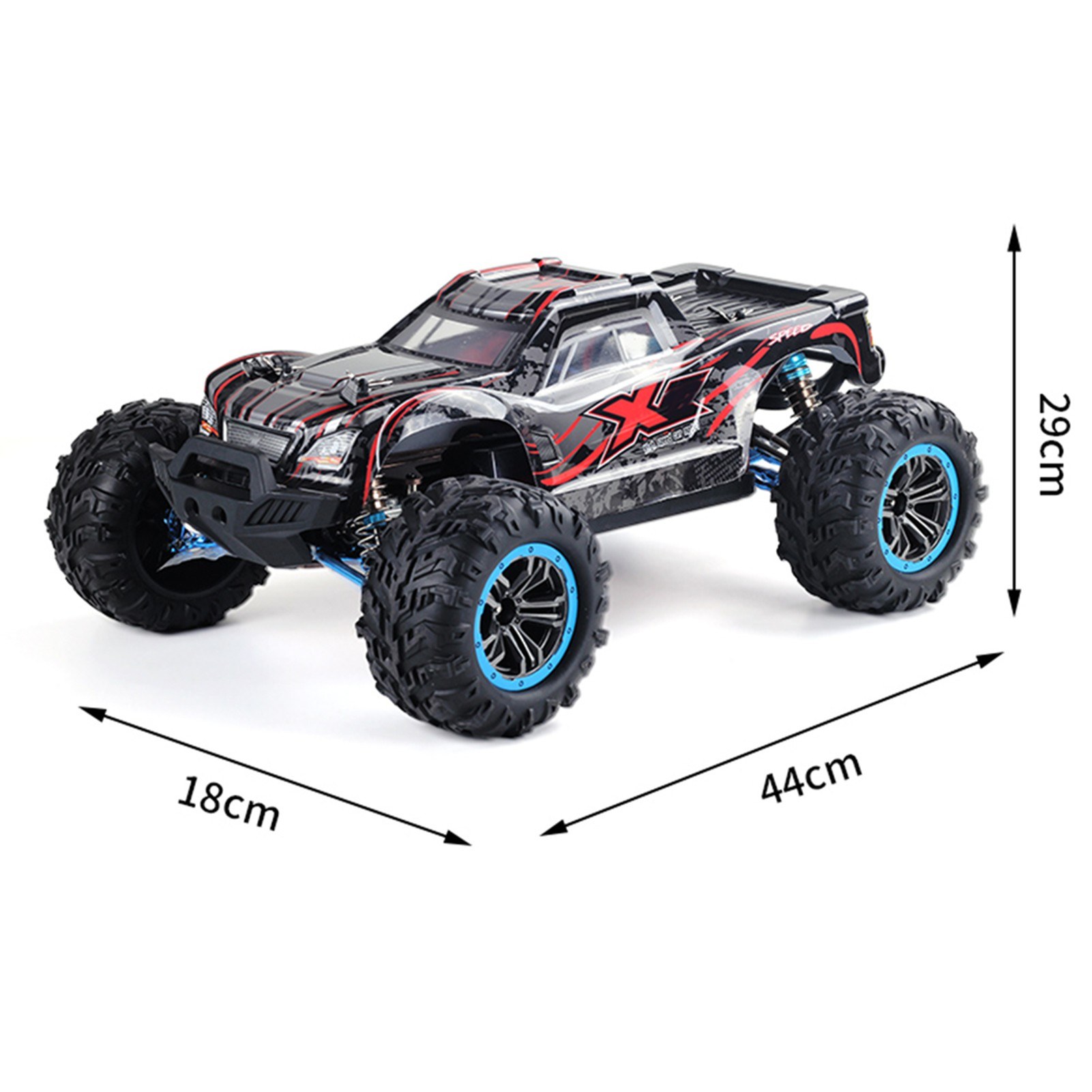 F21A 1/10 2.4GHz 75km/h Remote Control Off-Road Car 4WD Brushless Motor