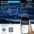 thumbnail image 6 of CxhicLuv 3-Channel Dash Cam, Triple Lens Car DVR 5×2.6 Inch 3.5 Inch IPS, Gravity Sensor, WiFi – Ideal for Late Nights, Rural Roads Truck Drivers, Night Shift Workers, 6 of 9