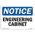 thumbnail image 1 of SignMission OS-NS-A-1218-L-12053 12 x 18 in. OSHA Notice Sign - Engineering Cabinet, 1 of 1