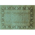 thumbnail image 1 of Ahgly Company Indoor Rectangle Oriental Light Blue Industrial Area Rugs, 8' x 10', 1 of 4