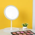thumbnail image 4 of Yeacher Miroir de Maquillage Rond Rechargeable avec Interrupteur à Écran L-ED Base Détachable Miroir de Bureau, 4 of 8