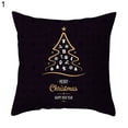 thumbnail image 1 of Funda de almohada con estampado de ciervos, funda de cojín de poliéster decorativa elástica para el hogar, 1 of 5