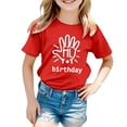 thumbnail image 4 of T-Shirts pour Filles Imprimé Manches Courtes Col Rond Été Vêtements pour Adolescentes 8-9 Ans Mode Filles, 4 of 4