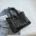thumbnail image 3 of Btafrte Bolso Hombro Bolsos Acolchados Algodón Bolsos Compras para Mujer (Negro), 3 of 9