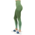 thumbnail image 2 of Women's Dip Dye High Rise Activewear Leggings, Dark Olive S, 2 of 4