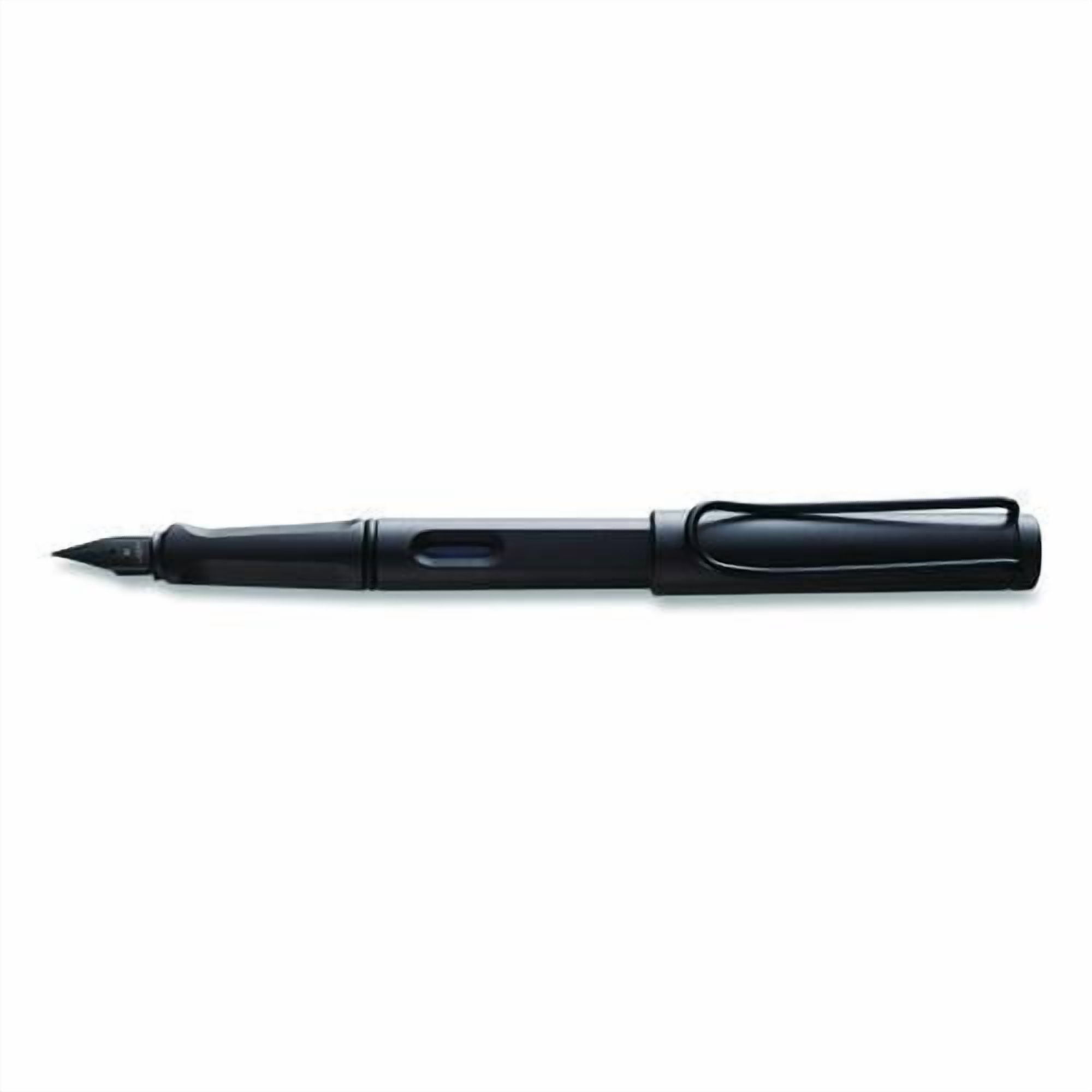 safari Fountain Pen, Medium Nib, Blue Ink, Charcoal Barrel | Bundle of 2