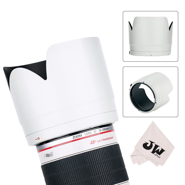 Parasol de objetivo JJC LH-87 reversible para Canon EF 70-200 mm f/2.8L