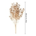 thumbnail image 3 of 1Pcs DIY Accessories Wedding Favor Christmas Ornament Gift Box Adornment Home Decorations Simulation Flower Gold Silver Simulation Leaf Artificial Plant Christmas Artificial Flower 12, 3 of 8