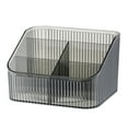 thumbnail image 1 of Organizador de brochas de maquillaje Dinheiro, con 5 compartimentos, soporte para encimera de caja de almacenamiento de escritorio, 17,5*15*11 cm, 1 of 5