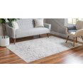thumbnail image 3 of Unique Loom Charm Collection Area Rug - Horeshoe (8' x 10' Rectangle Light Gray/Brown), 3 of 9
