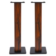 34in Wood Bookshelf Speaker Stands,Studio Monitor Speaker Stand Column