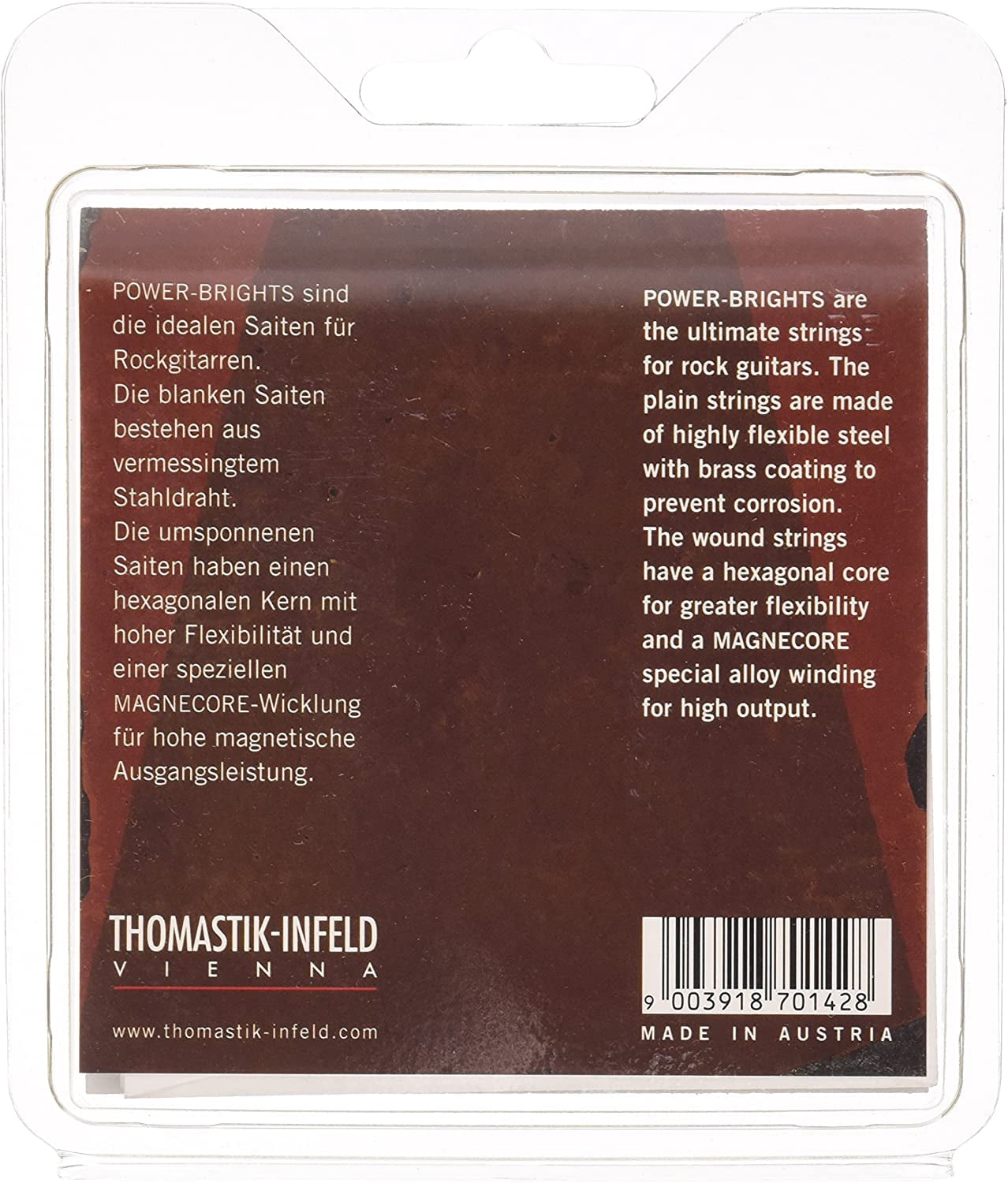Thomastik PB111 Power-Brights Bottom Medium Electric Guitar Strings