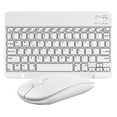thumbnail image 3 of Elegant Choise Wireless Bluetooth Keyboard and Mouse Set Rechargeable for iPad Laptop Mac PC, White, 3 of 18