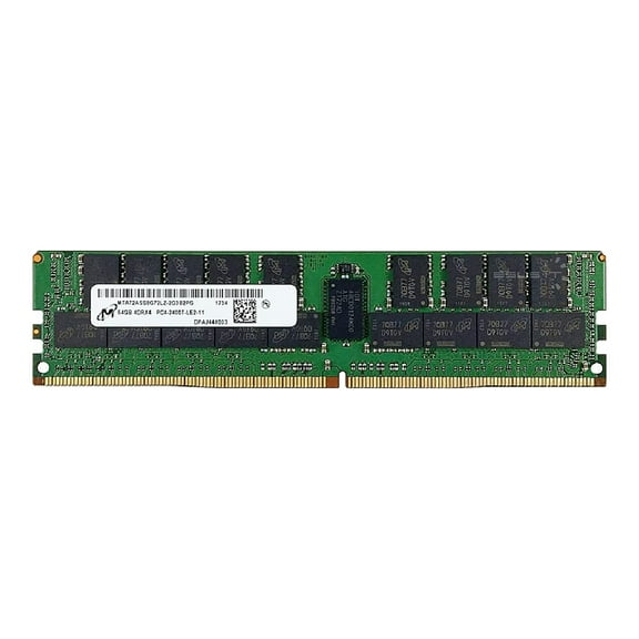 Micron Memory Bundle with 64GB (1 x 64GB) DDR4 PC4-23466 2933MHz Registered Server Memory (1 x MTA72ASS8G72LZ-2G9J1)