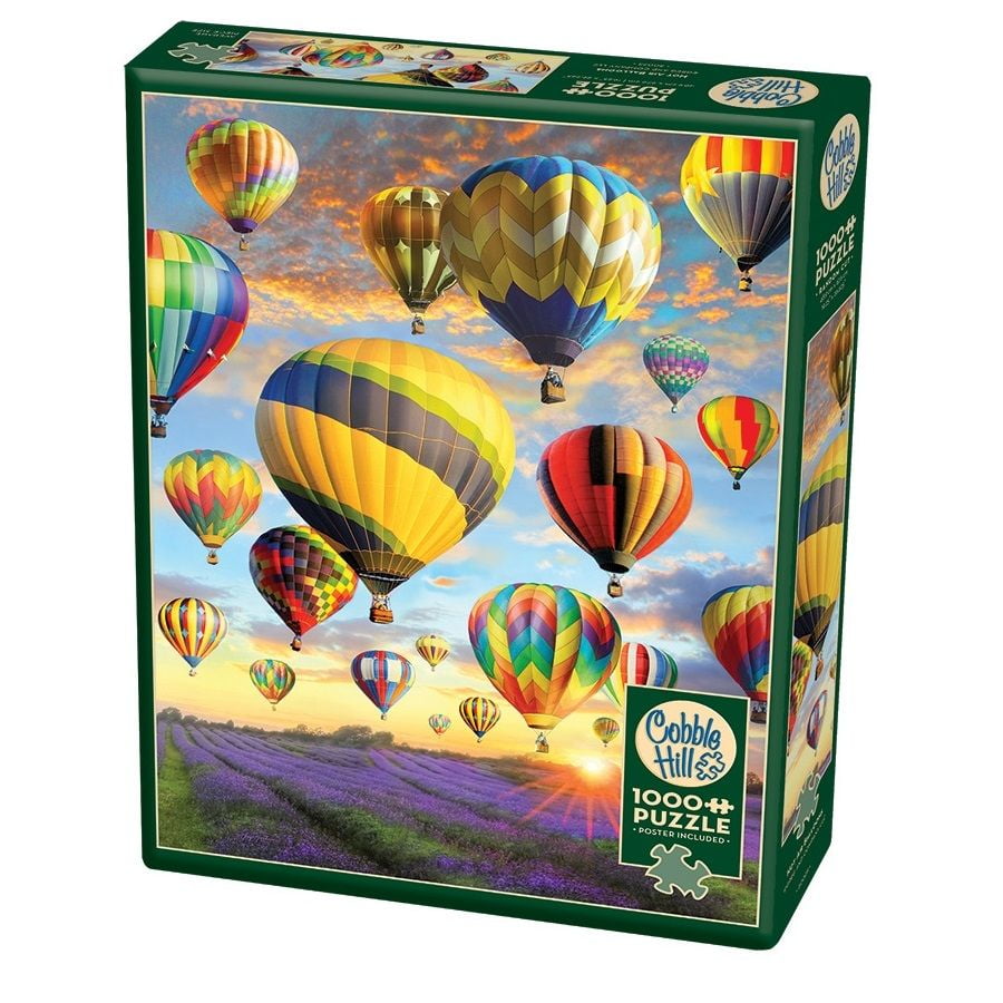Hot Air Balloons 1000 pcs. Jigsaw Puzzle by Cobble Hill Puzzles
