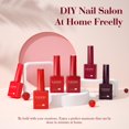 thumbnail image 2 of Set de esmaltes de uñas en gel CANNI Bloody Mary, 6 colores, 9 ml, 2 of 7