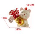 thumbnail image 2 of DOLITY Cat Figurine Collection Display Ornament Artwork Creative Animal Sculpture, 2 of 9
