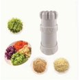 thumbnail image 5 of Juego de 2 prensadores y peladores de ajos ergonómicos con cuchillas de acero inoxidable, procesador de alimentos multifuncional for triturar, picar y pelar ajos, apto for lavavajillas, 5 of 5