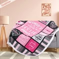 thumbnail image 2 of Happy Birthday Blanket Birthday Gifts for Women - Happy Birthday to You 50" X 60" Soft Throw Blanket - Happy Birthday Gifts for Woman Girl Birthday Gift Ideas, 2 of 5