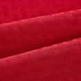thumbnail image 5 of Violet Linen Christmas Novelties Ribbed Striped Pattern, Polyester Jacquard, Red, 60 Inch by 102 Inch, Seats 8 to 10 people, Rectangular Tablecloths, 5 of 7