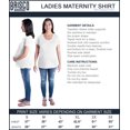 thumbnail image 7 of Double Trouble Twins Expecting Women's Maternity T Shirt Tee Brisco Brands 2X, 7 of 7