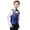 Blue, variant on MEZZALL Kids Boys Sequin Vest Boys formal Suit Vest Set with Bow Tie for Party