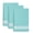 Green, variant on Aqua Striped Kitchen Towels, Absorbent Microfiber Kitchen Dish Hand Tea Bath Towel, Luxurious White Stripes Modern Abstract Art Quick Dry Cleaning Cloth Dishclothes Decorative Sets, (3-PC, 18x28)