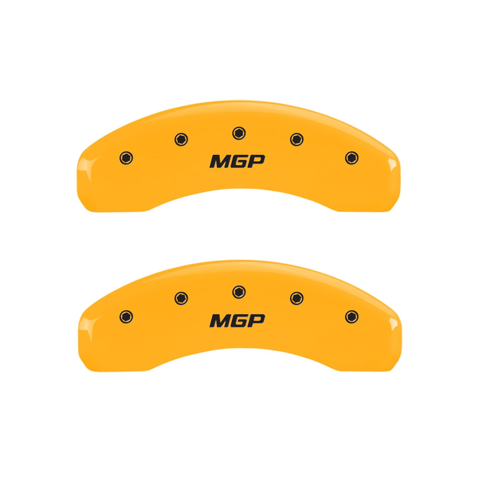 Mgp Caliper Covers 12197Smgpyl Caliper Cover, Set Of 4 (Yellow Engraved Front Fits select: 2018-2020 CHEVROLET EQUINOX LT