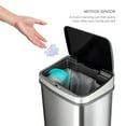 thumbnail image 1 of Nine Stars DZT-50-28BR 13.2 gal Touchless Infrared Rectangular Motion Sensor Trash Can, 1 of 5