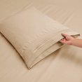 thumbnail image 1 of Juego de sábanas y funda de edredón tamaño king de 7 piezas, incluye funda de edredón, sábana plana, sábanas ajustables, 2 fundas de almohada y 2 fundas de almohada - Juego de cama completo de lujo, 1 of 5