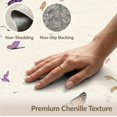 thumbnail image 6 of ODIKA Bathtub Border Vintage Butterfly Delicate Scrolling Pile Backing Stain Resistant Low Profile for Dorm Room, Small Living Apartment, 6 of 7