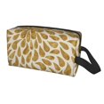 thumbnail image 2 of Goofa Gold Drops Printed Toiletry Bag with Handle,Large Capacity Travel Makeup Cosmetic Bag for Women, Carry on Airport Airline Compliant Bag, 2 of 9