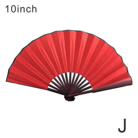 

Hand Fan Held Tela Portable Dances Fabric Folding Party Wedding 8U2E P5Q4