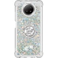 thumbnail image 2 of for Xiaomi Redmi Note 9 5G Case, Creativity Clear Quicksand Glitter Flowing Liquid Floating Soft TPU Case w/Stand Bling Diamond Sparkle Phone Cover for Xiaomi Redmi Note 9 5G  Silver, 2 of 7