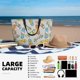 thumbnail image 5 of Easygdp Skateboard Bolsa de Viaje de Playa de Gran Capacidad, Bolsa Tote Perfecta para la Playa, Escapadas de Fin de Semana y Viajes, 5 of 7