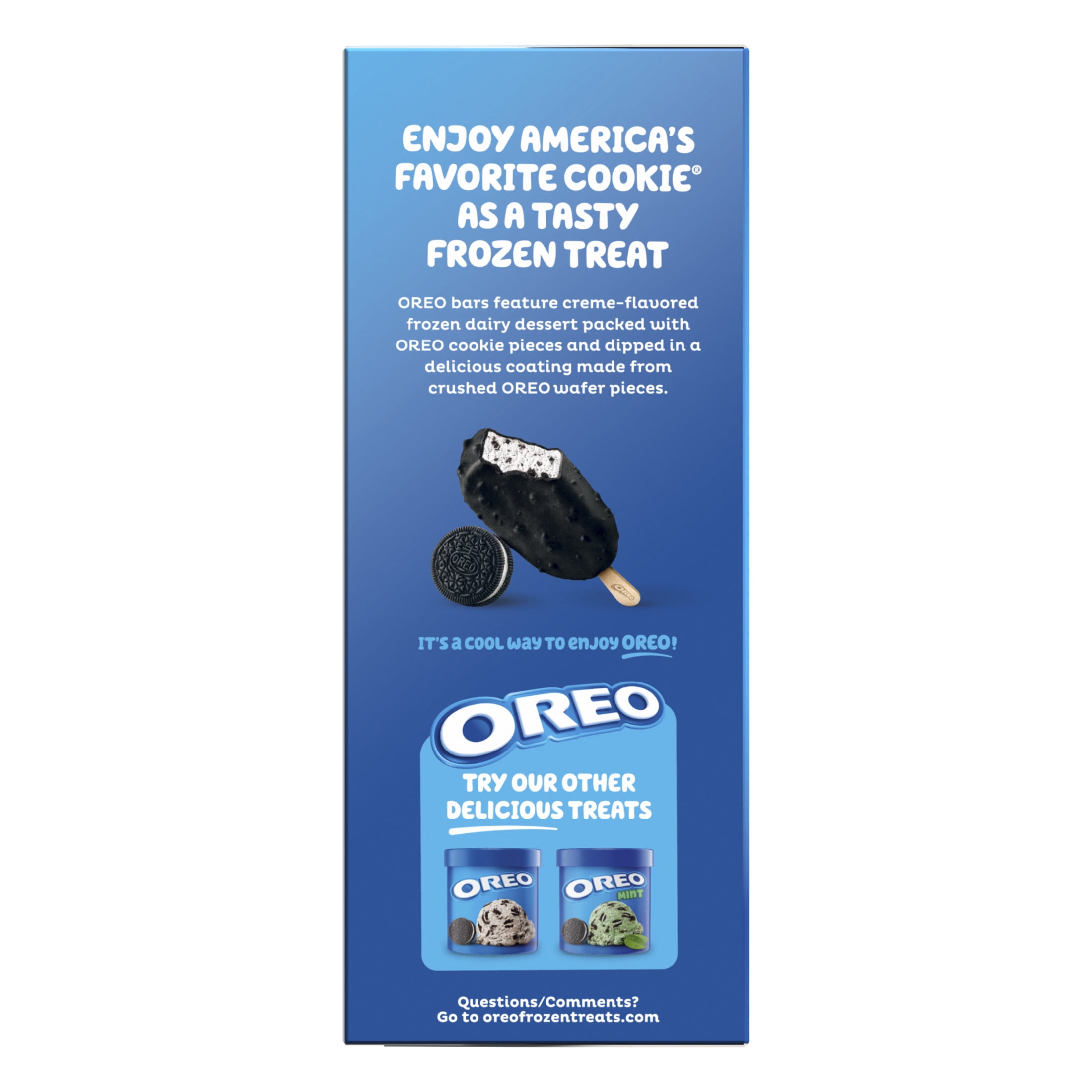 OREO Frozen Dairy Dessert Bars, 5 Count